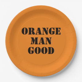 Orange Man Good President Donald Trump 45. Pappteller