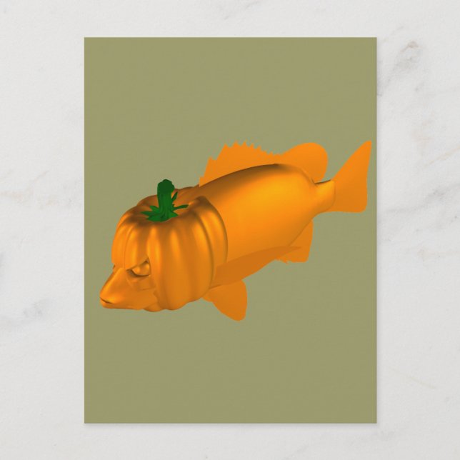 Orange Mangrove Jack Postkarte (Vorderseite)