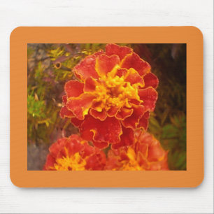 Orange Marigold Mousepad