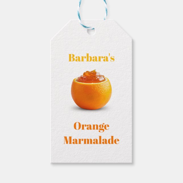 Orange Marmalade Geschenkanhänger (Vorderseite)