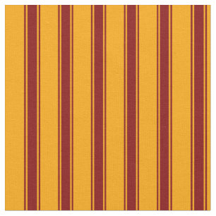 Orange & Maroon Lines Muster Stoff