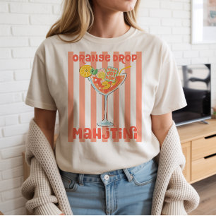 Orange Martini Mahjong T-Shirt