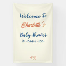 Orange minimalistisches geschlechtsneutrales Babys