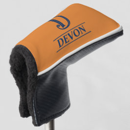 Orange Mit Monogramm Putter Head Cover Golf Headcover