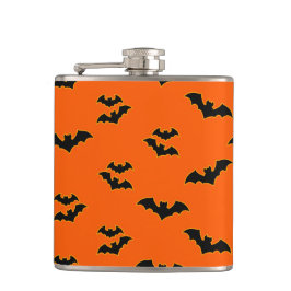 ORANGE MIT SCHWARZEN HALLOWEEN FLYBATTEN FLACHMANN