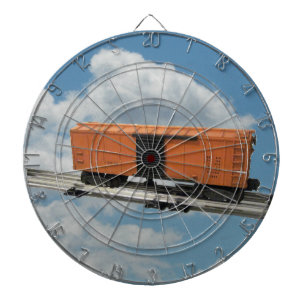 Orange Model Boxcar Dartboard Dartscheibe