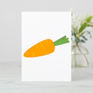 Orange Möhre Gemüse Einladung