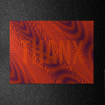 Orange Moiré Stripes Optische Illusion Modernes TH Feiertagspostkarte<br><div class="desc">Dieses abstrakte und moderne gestreifte Design wurde für diejenigen geschaffen,  die ungewöhnliche und zeitgenössische Designs mögen. Die optische Täuschung des Moiré-Musters vermittelt einen Eindruck von welliger Bewegung. Hauptfarben dieses Drucks: orange und lila. Finden Sie weitere coole Dankeschön Karten in meiner DANK YOU CARDS & POSTCARDS Collection auf Zazzle!</div>