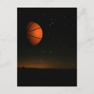 Orange Moon Postkarte
