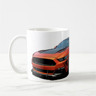 Orange Mustang S550 Kaffeetasse