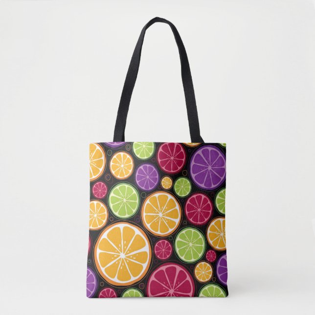 Orange Muster und Hintergrund Tasche (Vorderseite)