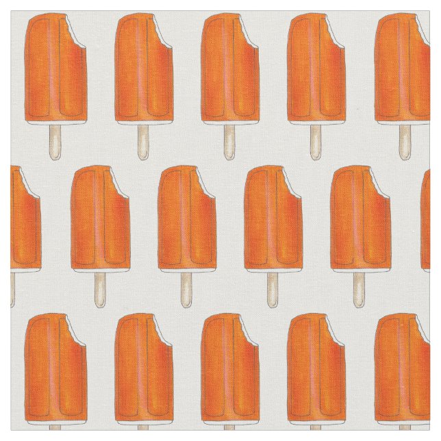 Orange n' Creme Creamsicle Ice Creme Popsiculum Stoff (Nahaufnahme)