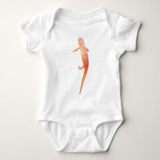 orange Newt Baby Strampler