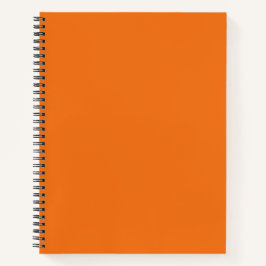 Orange Notizbuch