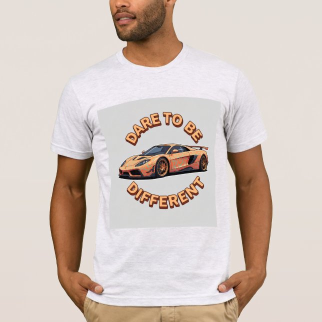 Orange Oldtimer T-Shirt (Vorderseite)