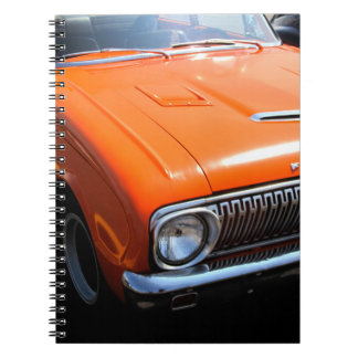 Orange Oldtimer ~ von Sharon Dawn ~ Notizblock