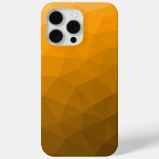 Orange ombre geometrisches Muster Case-Mate iPhone Hülle