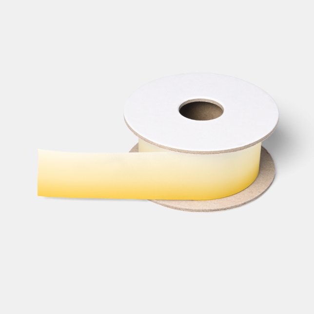 Orange Ombre Gradient Satinband (Spule)