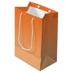 Orange Ombre Mittlere Geschenktüte