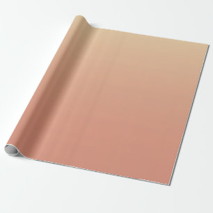 Orange Ombre Pattern Geschenkpapier