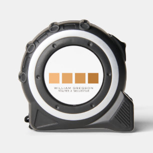 Orange Ombre Squares, Maler und Dekorator Maßband