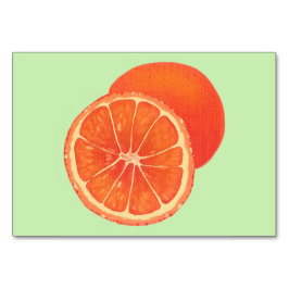 Orange Orange Fruit Reading Flashcards Erwachsene Tischnummer