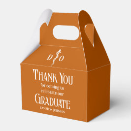 Orange Osteopathic Medical School Graduate Party Geschenkschachtel