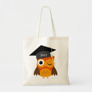 Orange Owl avec Diplôme Classe de Graduation Sac
