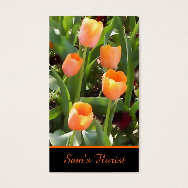 Orange Painted Tulips (Vorderseite)