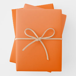 Orange & Pale Orange Subtle & Elegant Gradient  Geschenkpapier Set