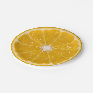Orange Pappteller