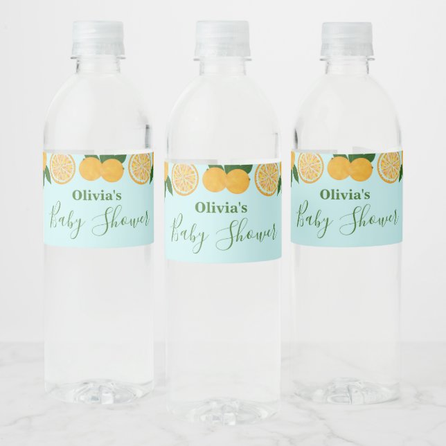 Orange Party Frucht Frische Babydusche (Flaschen)