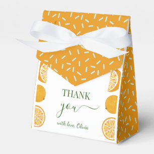 Orange Party Frucht Frische Babydusche Geschenkschachtel