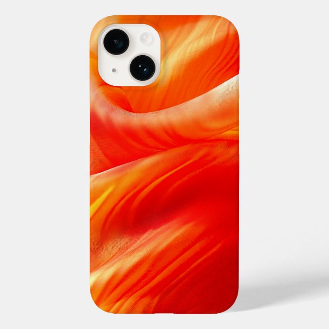 Orange Pattern Case-Mate iPhone 14 Hülle (Rückseite)