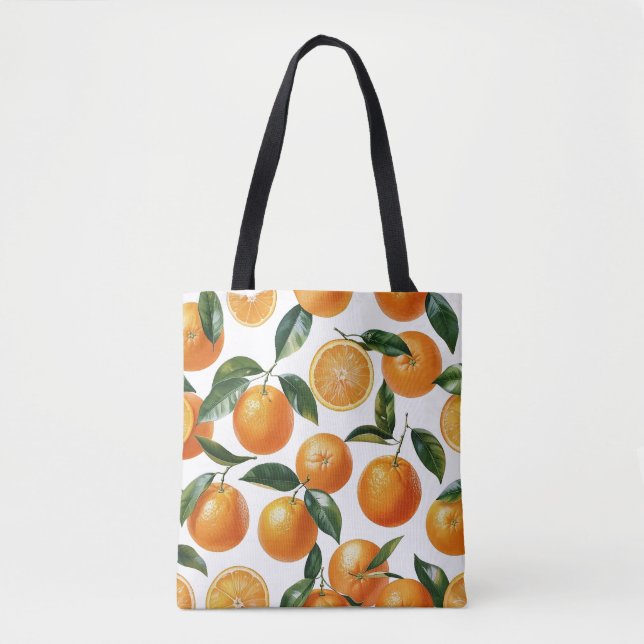 Orange Pattern Tasche (Vorderseite)