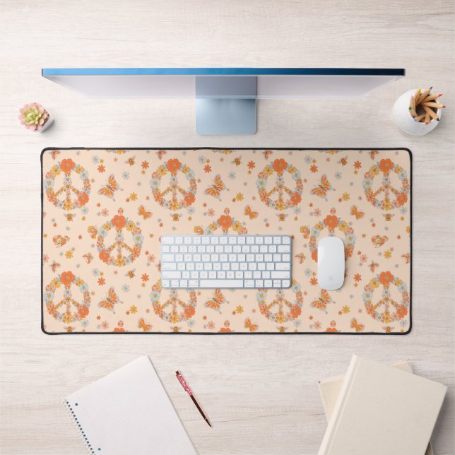 Orange Peace Floral (Bureau 1)