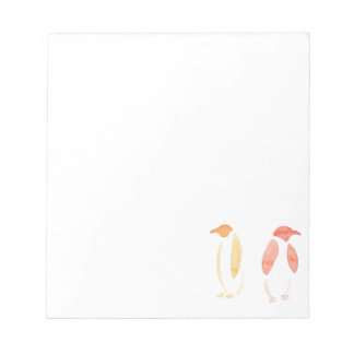 Orange Penguins Notizblock