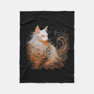 Orange Persians Cat Long Hair Niedlich Kitten Love Fleecedecke