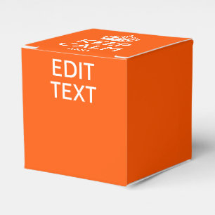 Orange Personalisiert BEHALTEN CALM Ihren Text Geschenkschachtel
