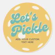 Orange Pickleball: Personalisierter Text anheften