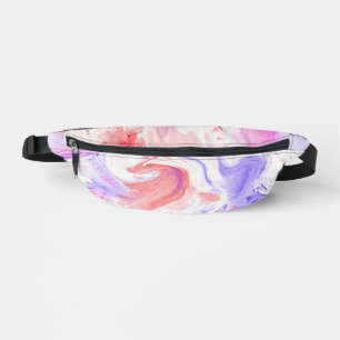 Orange Pink Lila Gefärbte Krawatte Muster Fanny Pa Bauchtasche