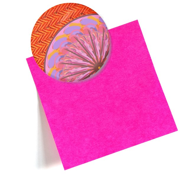 Orange & Pink Mandala Magnet Flaschenöffner (Von Creator hochgeladen)