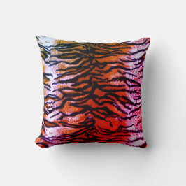 Orange & Pink Tiger Druckkopfkissen Kissen
