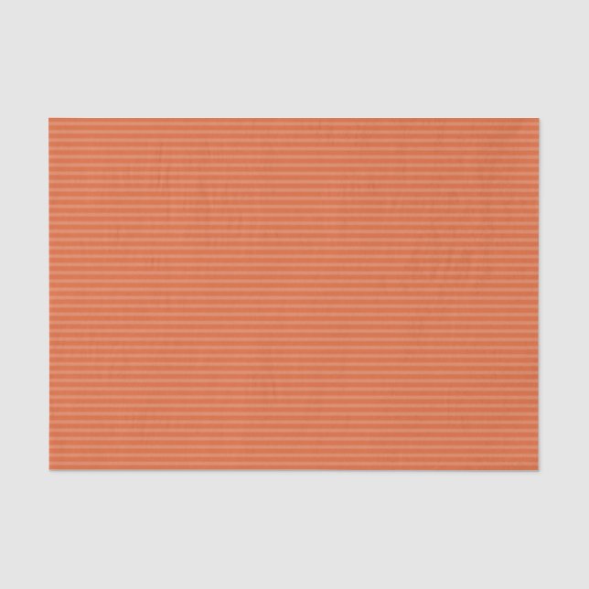 Orange Pinstripes Seidenpapier (Vorderseite)