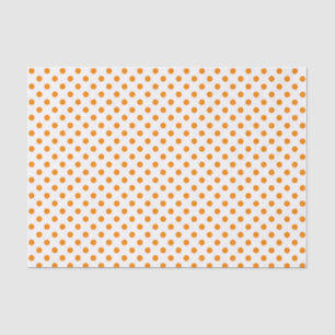 Orange Polka Dot Weißzungenpapier Seidenpapier