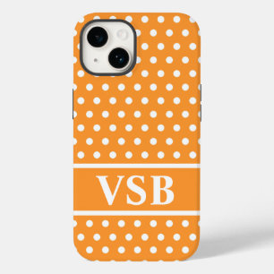 Orange Polka Dots Case-Mate iPhone Hülle