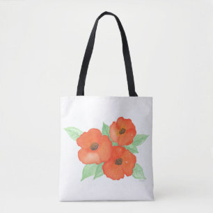 Orange Poppies Tasche
