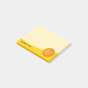 Orange Post-it Klebezettel