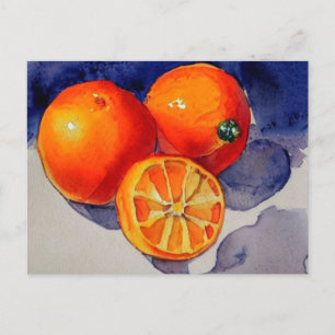 Orange Postkarte
