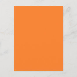 Orange Postkarte